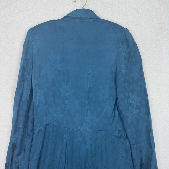 Jean-Louis Scherrer Boutique Paris 100% Silk Jacquard Dress FR 36 US 4 Vintage - Picture 9 of 12